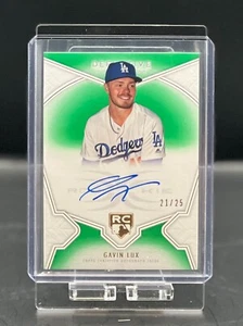 2020 Definitive Collection Gavin Lux Green #DRA-GL /25 LA Dodgers RC Rookie - Picture 1 of 4