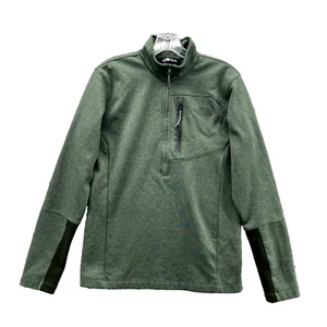 North Face 1/4 Zip Sweater Small Sage Outdoor Gorpcore Preppy Performance Tech - Picture 1 of 10