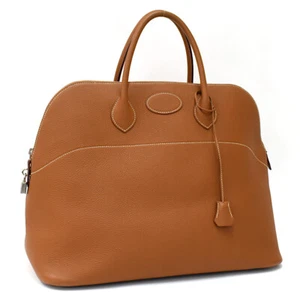 Hermes Bolide 45 Boston Bag Travel A Stamp Togo Leather Gold - Picture 1 of 9