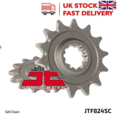 JT- Front Sprocket JTF824SC 14t fits Husqvarna 410 TE E 99 - Image 1 of 2