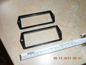 2x Befestigungsrahmen Kunststoff für Dual HS 36 Kombi Verstärker Plattenspieler - Picture 1 of 2