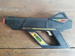 LASER COMBAT Pistola Giocattolo Vintage Panosh Hong Kong 1986 - Imagen 1 de 3