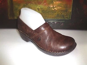 BOC Born Concept Womens clogs shoes Brown Leather US 8  - Picture 1 of 8