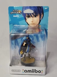 Marth Amiibo Super Smash Bros. No. 12 Derp Face 1st Print Version WiiU 3ds Rare - Picture 1 of 6