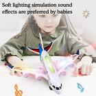 KIDS ELECTRIC LIGHT &amp; MUSIC AIR-PLANE AIRBUS BUMP AND TOY white 2023 Gift M8A2