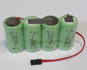 1x Akkupack F1x4 Sub C 4,8V 4500mAh 4-er Reihe mit Graupner Stecker - Picture 1 of 1