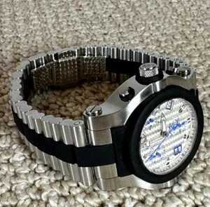 Renato Beast Mens Swiss Chronograph Watch 45mm, New in Box w/ new battery Vtg. - Picture 1 of 12