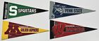 Rico/Tag Express Mini Pennants 9&quot;x4&quot; Nittany Lions Penn Michigan State Lot of 4