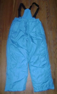 ARIZONA JEAN COMPANY SNOWPANT SUIT SNOW PANTS BIB GIRLS size M 10 / 12 BLUE - Picture 1 of 8
