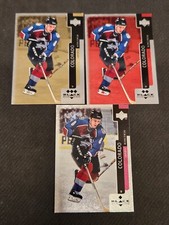 1997-98 UPPER DECK UD BLACK DIAMOND SANDIS OZOLINSH #27 BASE RED GOLD 3 CARD LOT