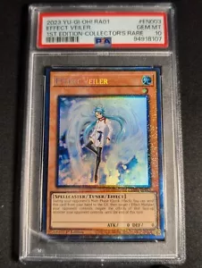 Yugioh - Effect Veiler RA01-EN003 1st Edition Collector Rare PSA 10 GEM MINT - Picture 1 of 2