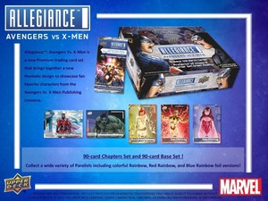 2023 Upper Deck Marvel Allegiance Avengers vs X-Men Trading Cards Sealed Box