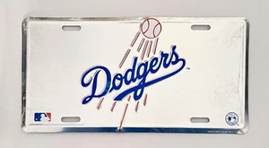 LA DODGERS Baseball MLB Metal Aluminum License Plate NEW Condition - Picture 1 of 2