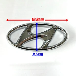 Genuine 863533X000 Front Hood Grill H Logo Emblem For 2011 2013 Hyundai Elantra - Picture 1 of 6