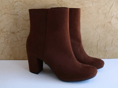 Christian Siriano for Payless Mujer Marrón Botines EE. UU. 7.5 Sólido Imitación Gamuza Foto 1 de 4