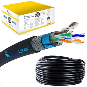CAT5E SFTP Kabel układający Kabel sieciowy 305m SF / UTP Kabel instalacyjny ZEWNĘTRZNY - Zdjęcie 1 z 7