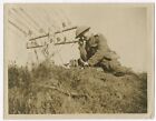 British Communications Getting Established Near Front Lines. Wwi  (8X10 Reprint)