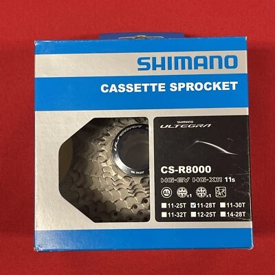 Cassette Shimano Ultegra CS-R8000 11 velocidades 11-28T bicicleta de carretera grava triatlón Foto 1 de 4