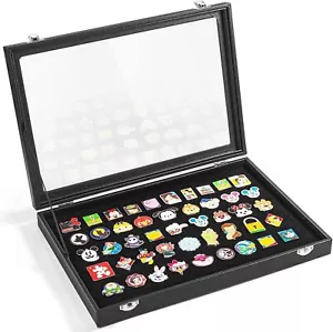 Enamel Pin Display Case, Pin Collection Holder, 14" X 9" Shadow Box Frame for... - Picture 1 of 2