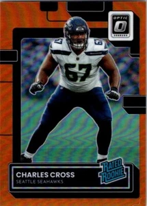 2022 Panini Donruss Optic #252 Charles Cross /199 Orange RC Rated Rookie Card - Picture 1 of 2
