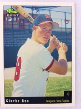 1991 Niagara Falls Rapids-Classic BEST Baseball Card-Clarke Rea