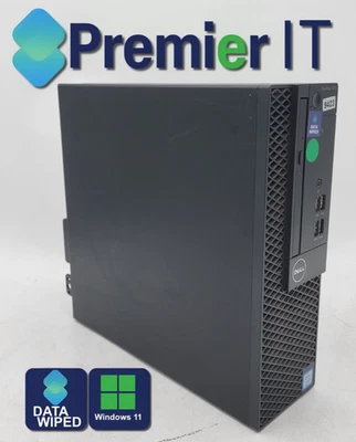Dell Optiplex 3050 SFF Desktop PC - Intel Core i3-7100 - 4GB RAM + 512GB SSD - Image 1 of 4