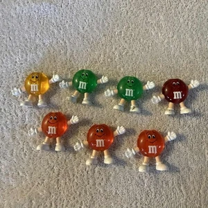 Lote de 7 figuras de acción y juegos de M&M's talla única naranja verde - Imagen 1 de 9