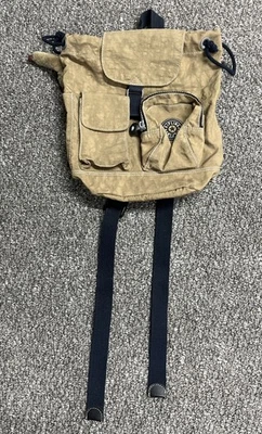 Kipling Vintage 90s Collectible Small Mini Backpack Handtasche Lace Brown Monkey - Bild 1 von 4