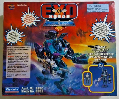 Rare Vintage 1994 ExoSquad Special Mission w/Exclusive TYPHONUS Deep Sub NIB - Image 1 of 4