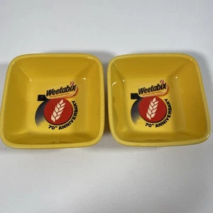 Two Weetabix 70th Anniversary Bowls. Very Good Condition. Collectable. - Picture 1 of 6