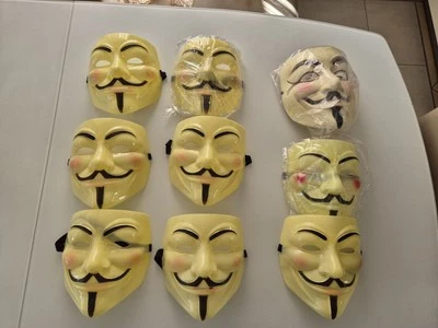9 X Vendetta Masken, Neu und Gebraucht  - Bild 1 von 3