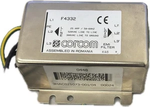CORCOM EMI FILTER F4332 25 AMP/50-60HZ - Bild 1 von 1