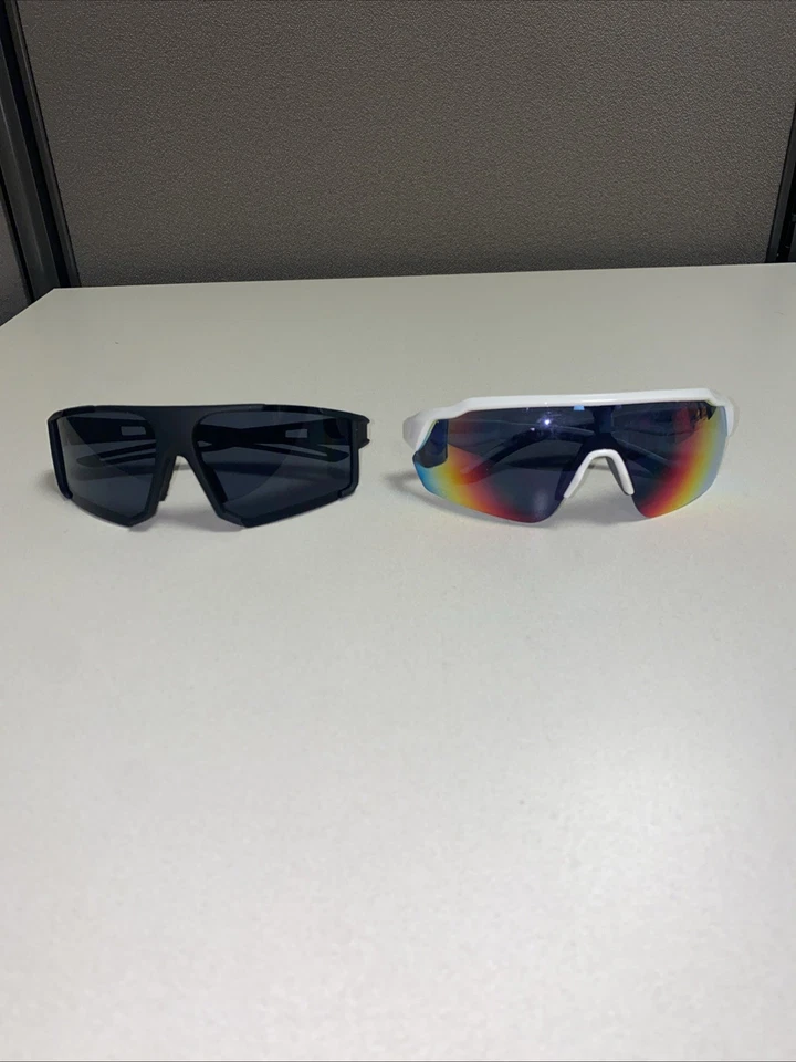 Gafas de sol Ironman para hombre (lote de 2) atletas envolventes deportivas espejadas ligeras Foto 1 de 4