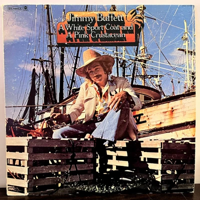 JIMMY BUFFETT - White Sport Coat &  A Pink (1973) - 12" Vinyl Record LP - VG+ - Image 1 of 3