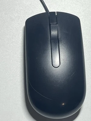 DELL MOUSE MS116 USB WIRED 3 Button Optical Scroll Wheel Mouse - Black - Image 1 of 4