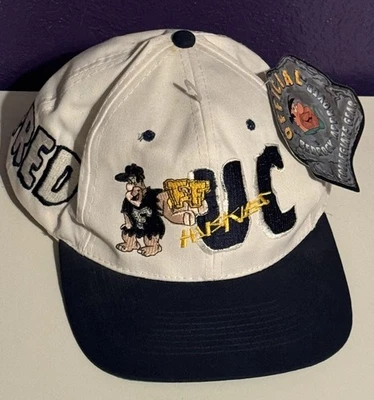 De colección Fred Flintstone Blockhead Snapback Sombrero UCONN Huskies NCAA 90s Nuevo Raro Foto 1 de 4