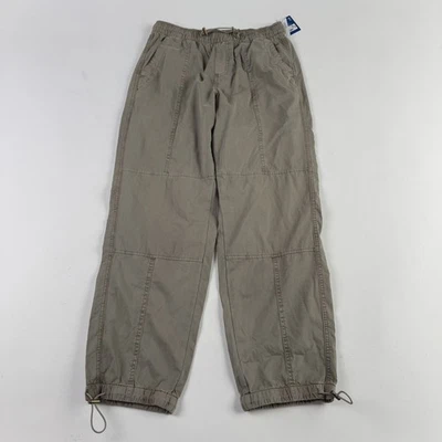 Arizona Mens Cargo Pants Truffle Brown Drawstring Waist Baggy Fit Straight S NWT - Image 1 of 4
