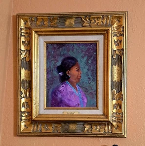 Pintura John Gaitha Browning "La Mujer Navajo 2" 16"x15" - Imagen 1 de 1