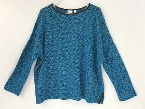 Rafaella Damen Langarm Stretch Pullover Oberteil/Bluse Gr. L/G (Brustumfang: 58") - Bild 1 von 9
