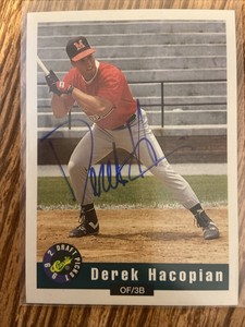 1992 Classic  Derek Hacopian autograph #96