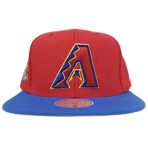 Arizona Diamondbacks Mitchell & Ness MLB Snapback Hat Cap 3D Logo Red Blue NWT - Picture 1 of 8