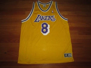 Starter Vtg 1990s 1999 KOBE BRYANT Los Angeles Lakers Authentic SEWN Jersey 54 - Picture 1 of 8