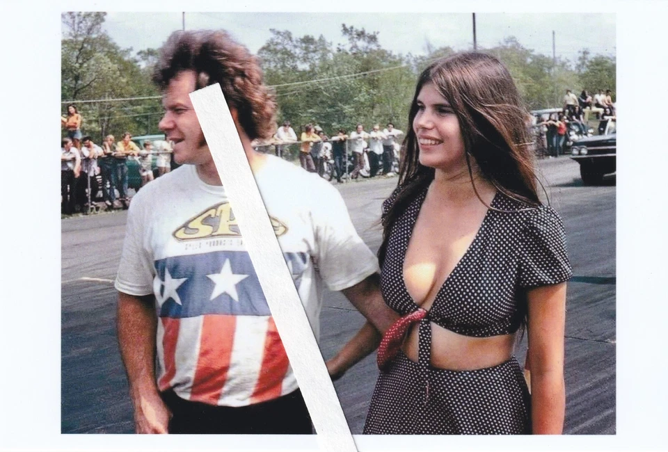 1970s Drag Racing-"Jungle Jim" Liberman-Jungle Pam Hardy-YORK US30 Dragway,Pa. - Image 1 of 1
