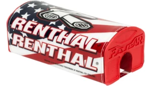 Renthal Bandera EE. UU. 1-1/8" Manillar Barra Grasa Almohadilla Espuma Roja Edición Limitada P320 NUEVO - Imagen 1 de 2