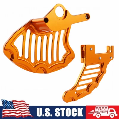 Protector de disco de freno delantero trasero NICECNC para KTM 250 350 450 SX SXF XC XCF 2004-2014 Foto 1 de 4