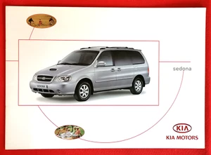 KIA SEDONA 2004 folleto de ventas - 2,5 V6, 2,9D L LE SE - excelente estado - Imagen 1 de 3