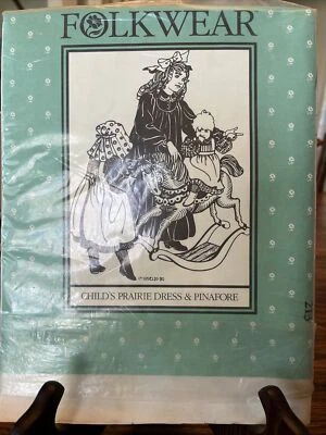 Vintage Folkwear Child’s Prairie Dress & Pinafore Pattern costume reenactment - Image 1 of 3