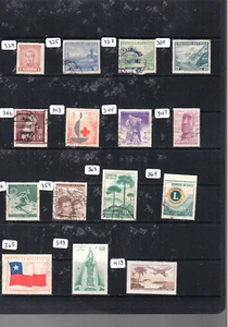 Postage Stamps - Chile - Lot A204 - Picture 1 of 1