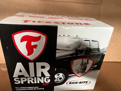 Kit de resorte auxiliar de aire trasero Firestone Ride-Rite para Toyota Tundra 2007-2021 Foto 1 de 4