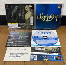 PlayStation * ECHO NIGHT  * Japan Free Shipping SPINE REG EX
